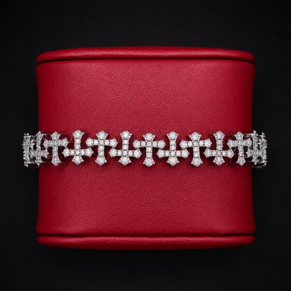 Cross Link Bracelet 8 Inch 9 B 31